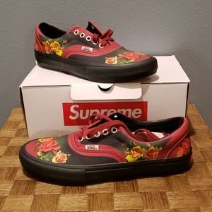 Supreme x Jean Paul Gautlier Vans Era Pro Burgundy